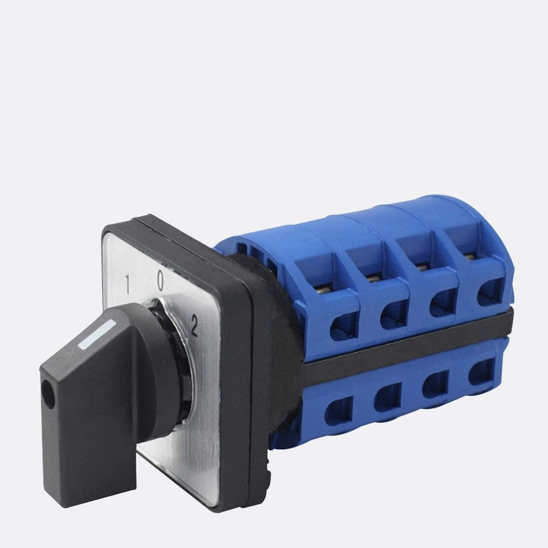 Boxonly مفتاح اختيار دوار عالمي، مفتاح تحويل، مفتاح اختيار تحويل LW26-25/4 440V 25A 3 أوضاع 16 طرفاً - Image 2